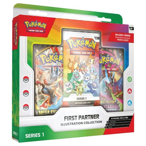 Pokémon: First Partner Series 1 Illustration Collection Box (ENG)