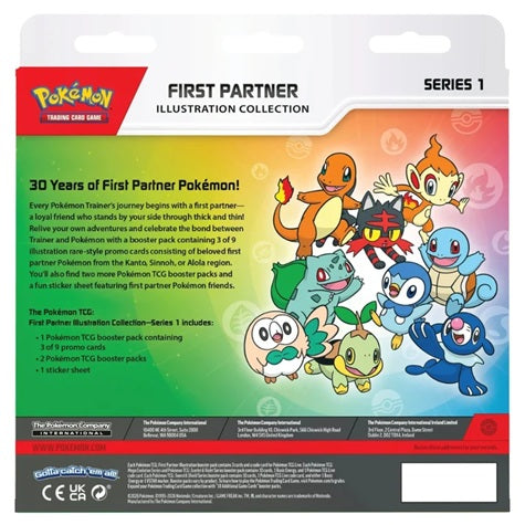 Pokémon: First Partner Series 1 Illustration Collection Box (ENG)